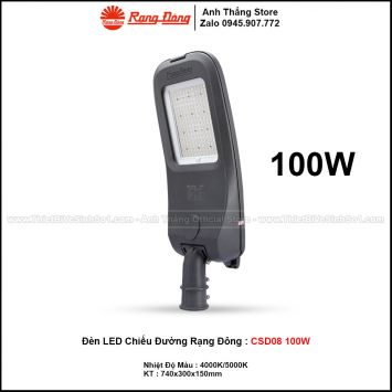 Đèn LED Chiếu Sáng Đường Rạng Đông CSD08 100W