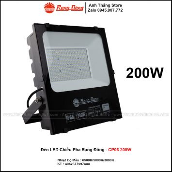 Đèn LED Chiếu Pha Rạng Đông CP06 200W
