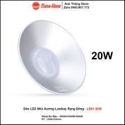 Đèn LED Nhà Xưởng LowBay Rạng Đông LB01 20W