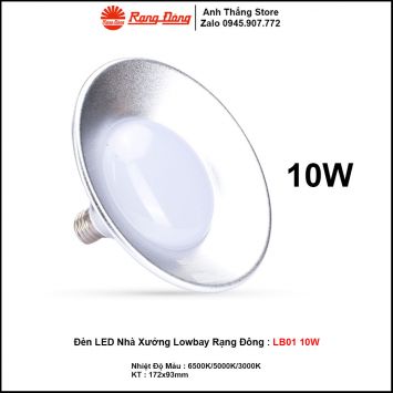 Đèn LED Nhà Xưởng LowBay Rạng Đông LB01 10W