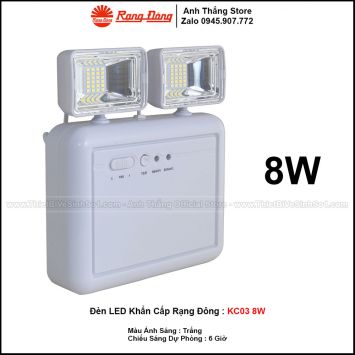 Đèn LED Khẩn Cấp Rạng Đông KC03 8W