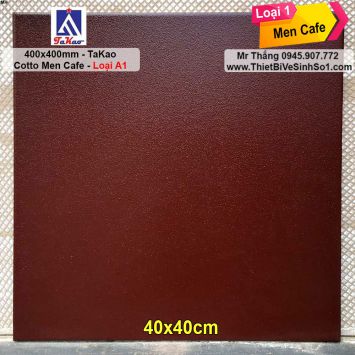 Gạch 40x40 Cotto Takao Men-Cafe
