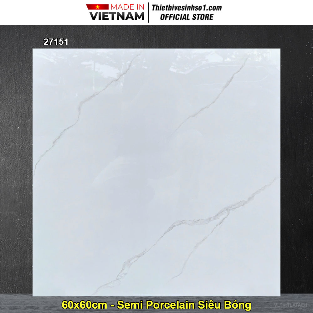 Gạch 60x60 Takao 27151 Trắng Khói