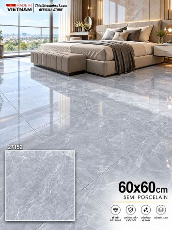 Gạch 60x60 Takao 27152 Vân Xám