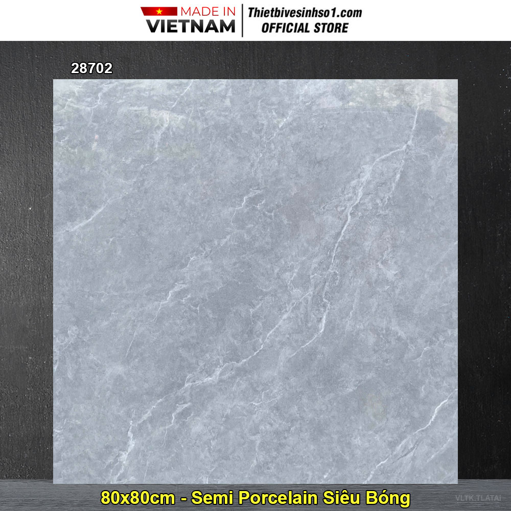 Gạch 80x80 Takao 28702 Vân Xám