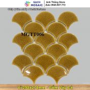 Gạch Mosaic Gốm Vảy Cá MGTT-006