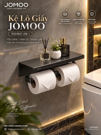 Kệ Lô Giấy JOMOO 9301807-DB-1