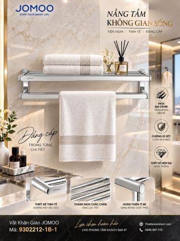Vắt Khăn Giàn JOMOO 9302212-1B-1