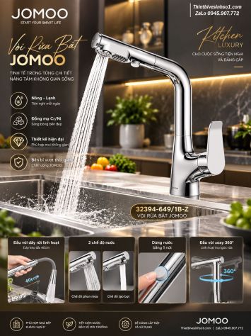 Vòi Rửa Bát JOMOO 32394-649-1B-Z