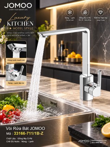 Vòi Rửa Bát JOMOO 33166-711-1B-Z