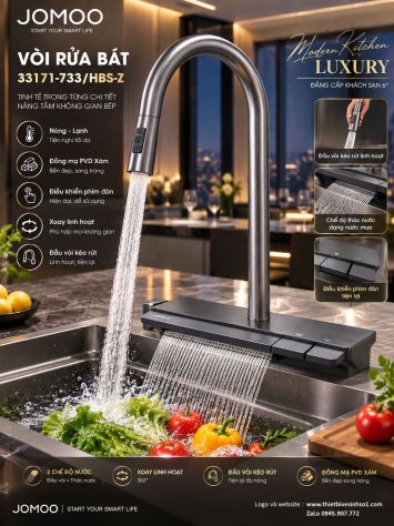 Vòi Rửa Bát JOMOO 33171-733-HBS-Z