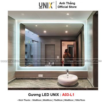 Gương Phòng Tắm Unix A03-L1