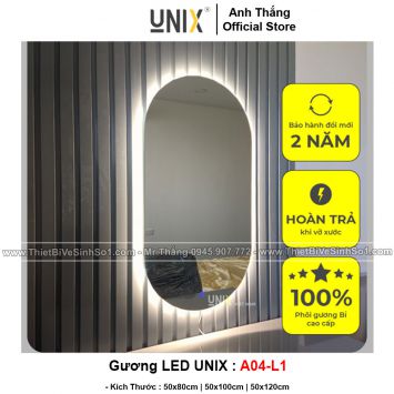 Gương Phòng Tắm Unix A04-L1
