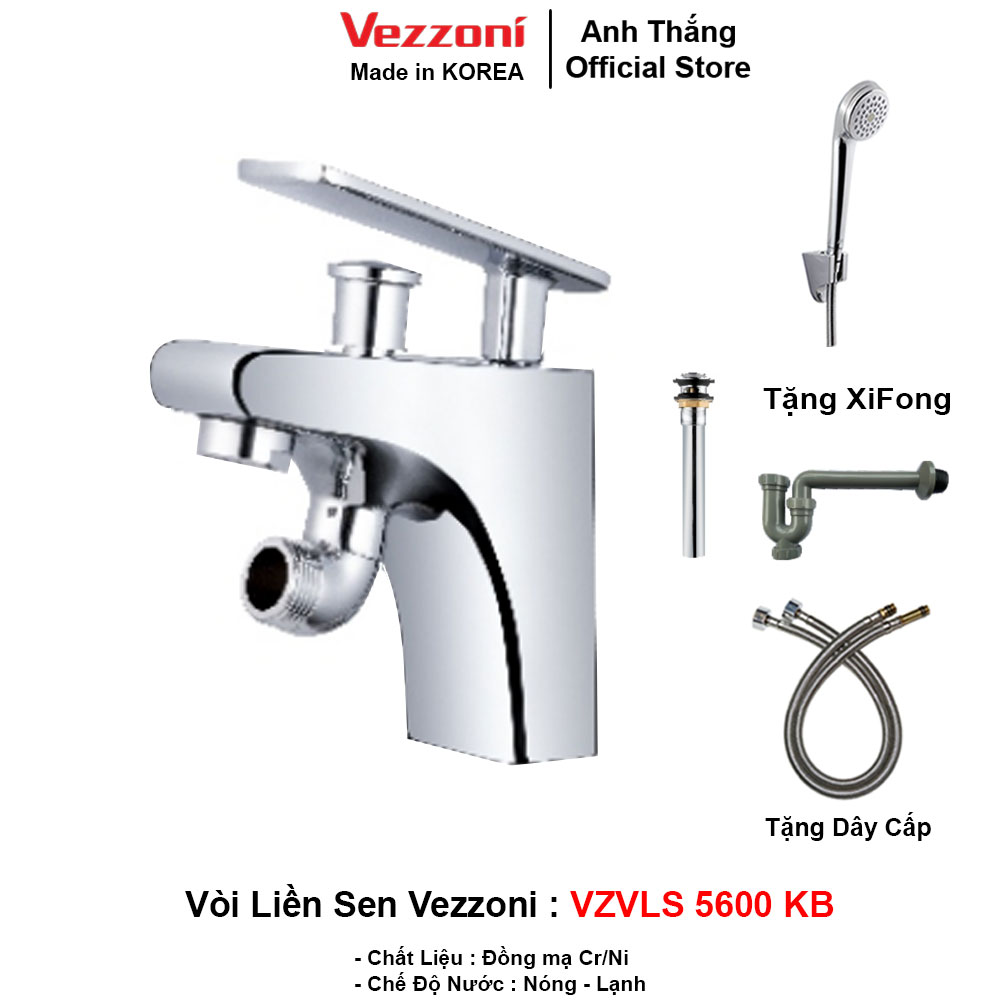 Vòi Liền Sen Vezzoni VZVLS-5600KB