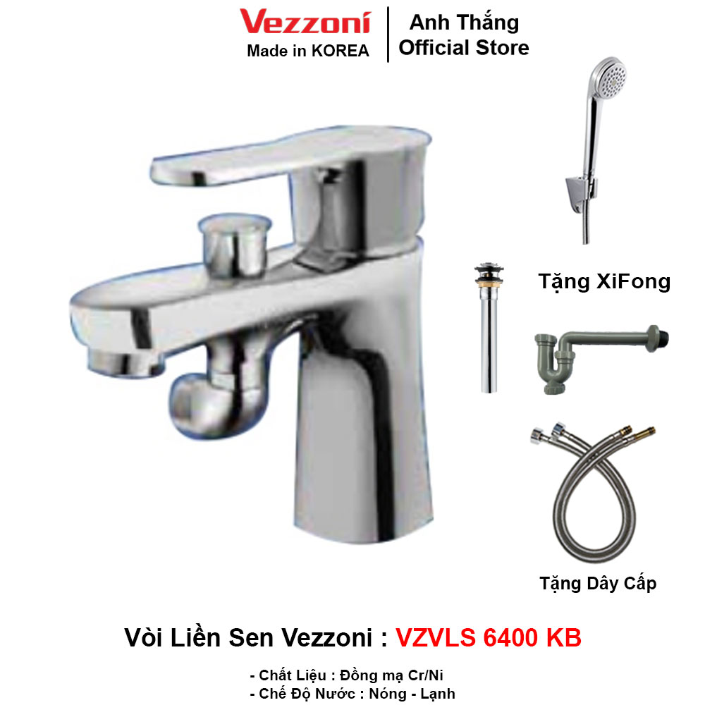 Vòi Liền Sen Vezzoni VZVLS-6400KB
