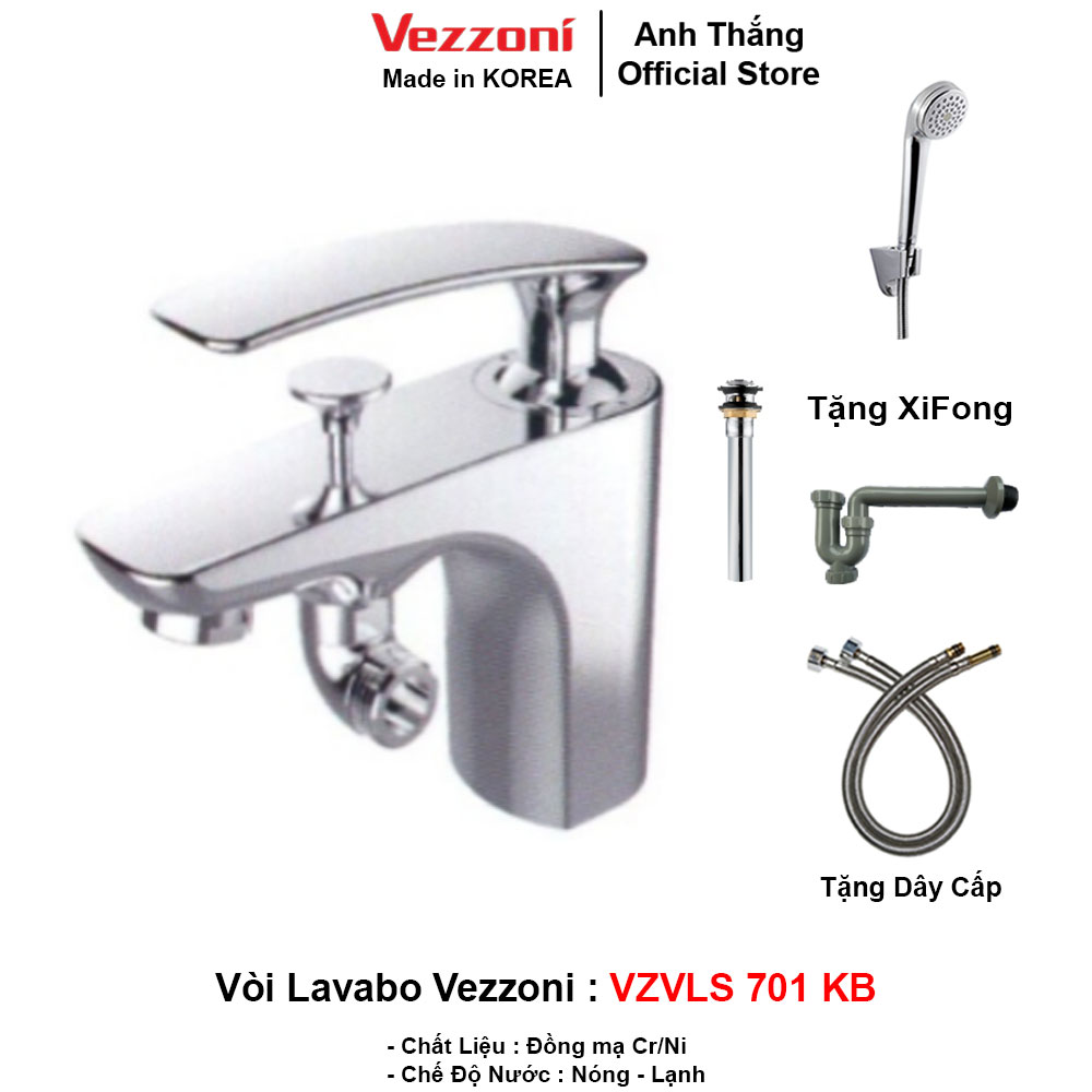 Vòi Liền Sen Vezzoni VZVLS-701KB