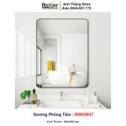 Gương Phòng Tắm Chữ Nhật Viền Đen RXKG937