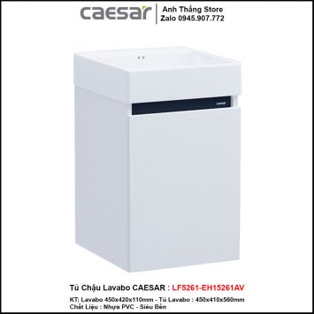 Tủ Chậu Lavabo Caesar LF5261-EH15261AV