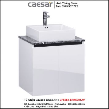 Tủ Chậu Lavabo Caesar LF5261-EH46001AV