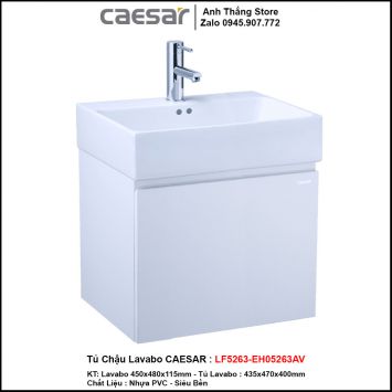 Tủ Chậu Lavabo Caesar LF5263-EH05263AV