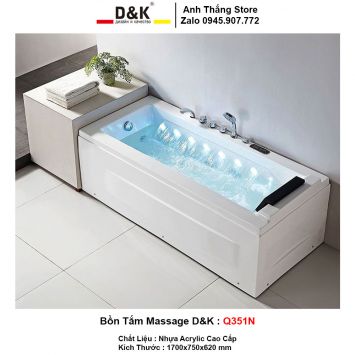 Bồn Tắm Massage D&K Q351N