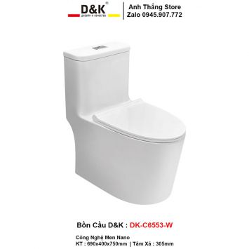 Bồn Cầu D&K DK-C6553-W