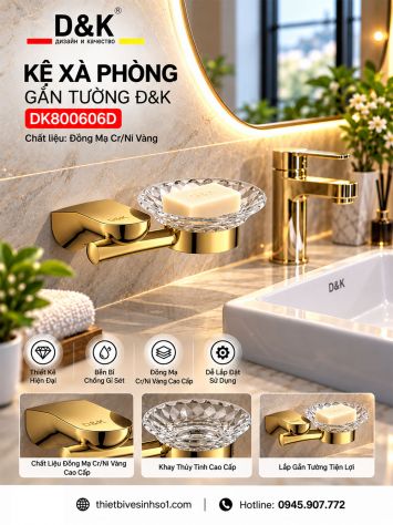 Kệ Xà Phòng D&K DK800606D