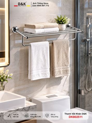 Thanh Vắt Khăn D&K DK802511