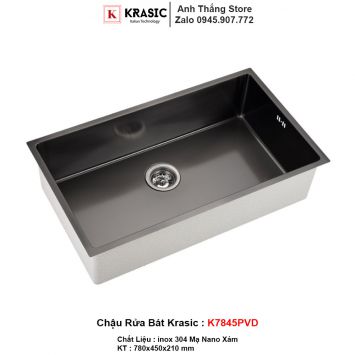 Chậu Rửa Bát Krasic K7845PVD