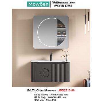Bộ Tủ Chậu Mowoen MW2713-80