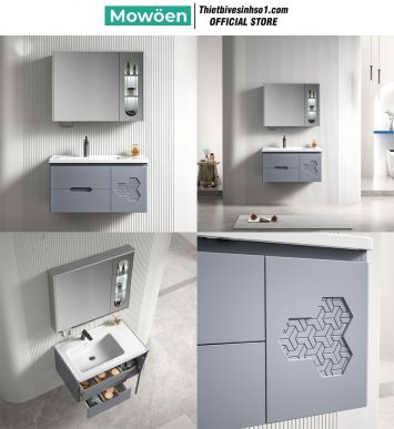 Bộ Tủ Chậu Mowoen MW2715-80