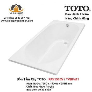 Bồn Tắm TOTO PAY1510V-TVBF411