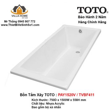 Bồn Tắm TOTO PAY1520V-TVBF411