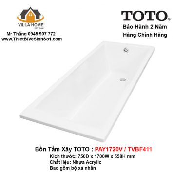 Bồn Tắm TOTO PAY1720V-TVBF411