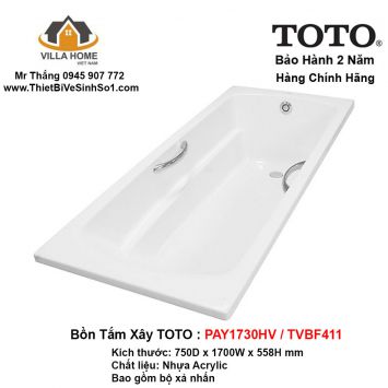 Bồn Tắm TOTO PAY1730HV-TVBF411