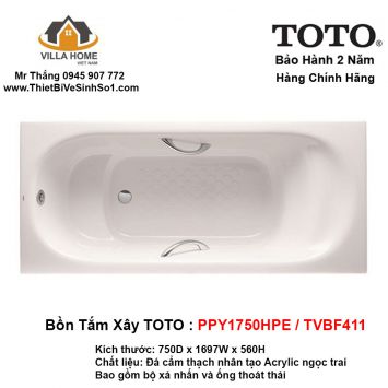 Bồn Tắm TOTO PPY1750HPE-TVBF411