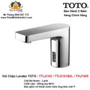 Vòi Lavabo Cảm Ứng TOTO TTLA102-TTLE101B2L-TVLF405