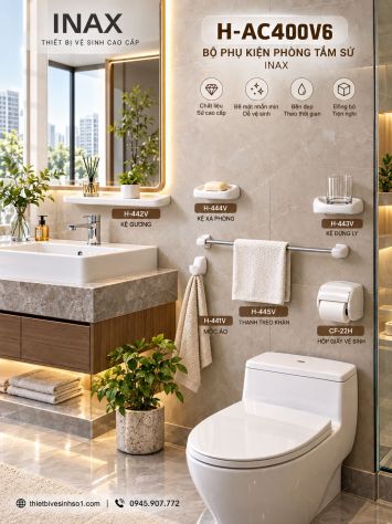 Bộ Phụ Kiện Sứ inax H-AC400V6