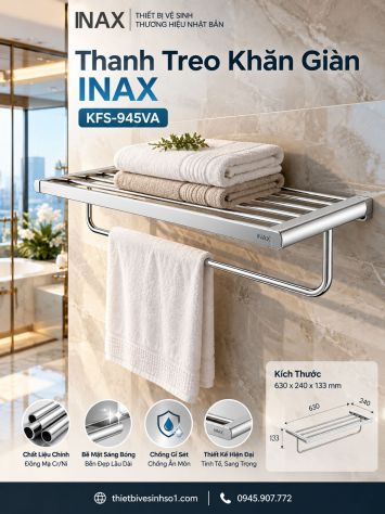 Thanh Treo Khăn Giàn inax KFS-945VA