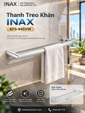 Thanh Treo Khăn inax KFS-945VW