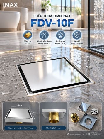 Phễu Thoát Sàn inax FDV-10F