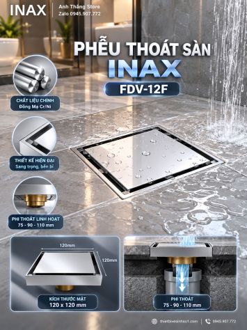 Phễu Thoát Sàn inax FDV-12F
