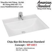 Chậu Rửa Lavabo Bàn Đá American Standard WP-0451