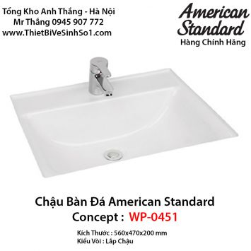 Chậu Rửa Lavabo Bàn Đá American Standard WP-0451