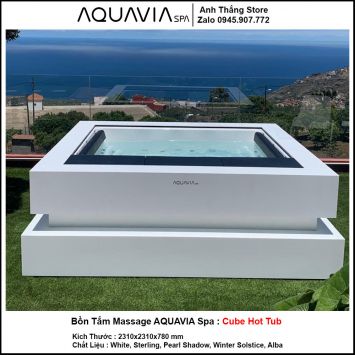 Bồn Tắm Massage AQUAVIA Spa Cube Hot Tub