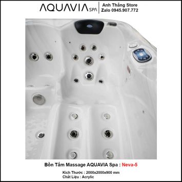 Bồn Tắm Massage AQUAVIA Spa Neva-5
