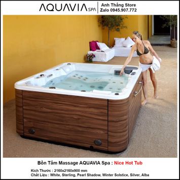 Bồn Tắm Massage AQUAVIA Spa Nice Hot Tub
