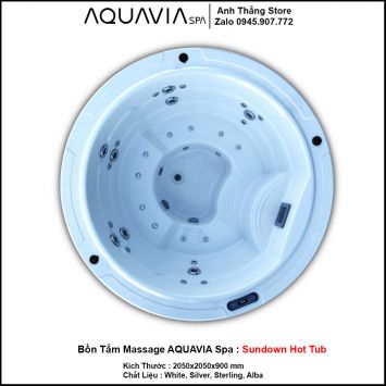 Bồn Tắm Massage AQUAVIA Spa Sundown Hot Tub