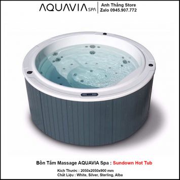 Bồn Tắm Massage AQUAVIA Spa Sundown Hot Tub