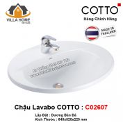Chậu Lavabo COTTO C02607